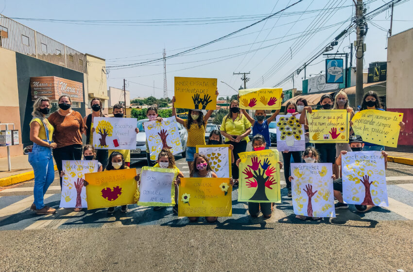  Campanha Setembro Amarelo envolve alunos da rede estadual de ensino em Urânia